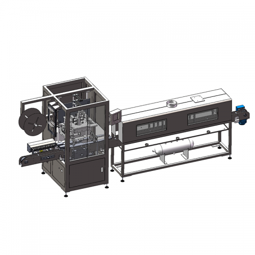 New Delivery for	millet Packaging production line	 -
 Trapping Label Machine -zun shang