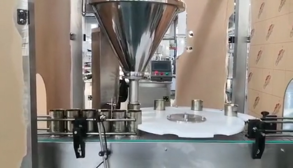 Single head powder filling machine